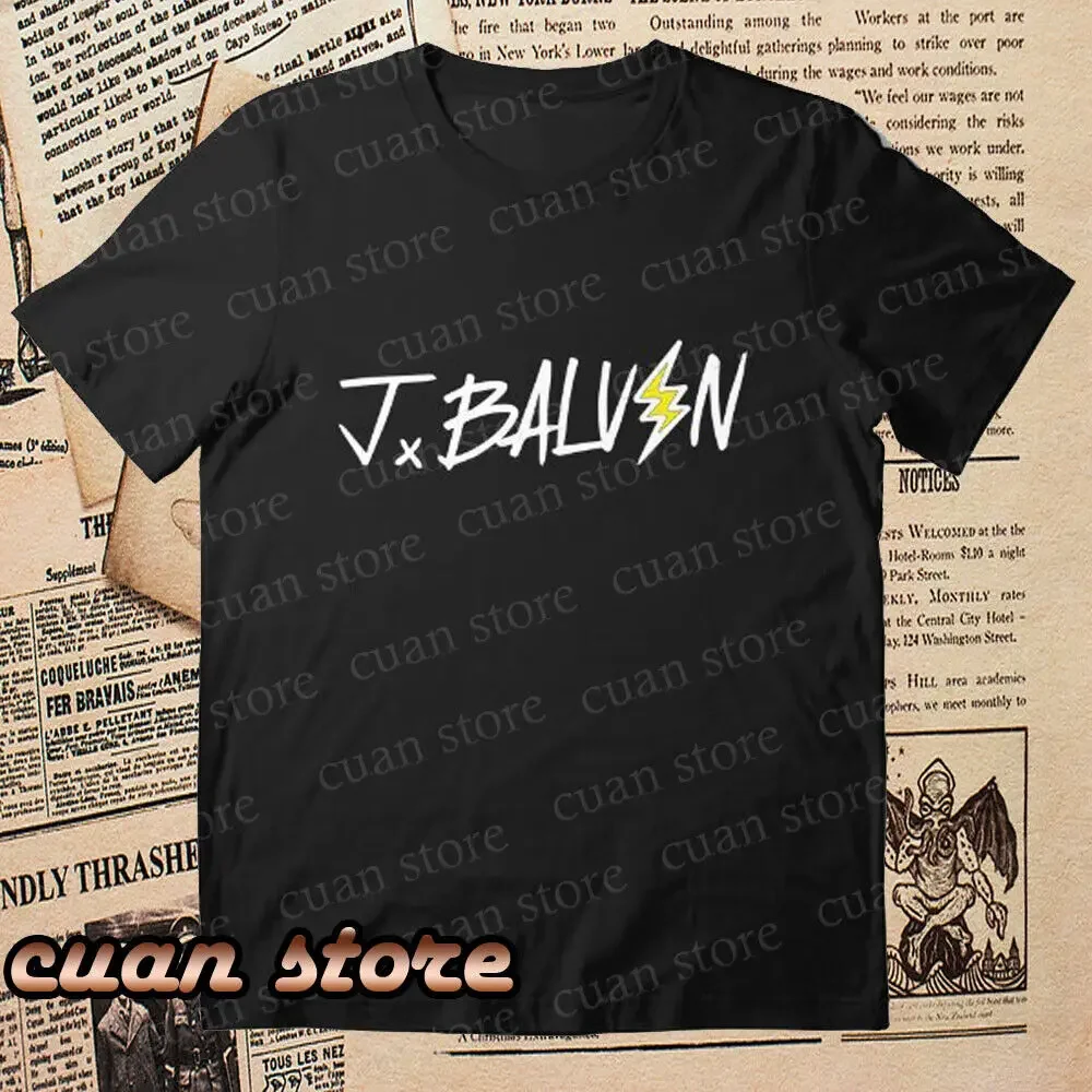 

Новинка Мужская футболка с логотипом J Balvin Merch Jbalvin Забавный размер от S до 5XL