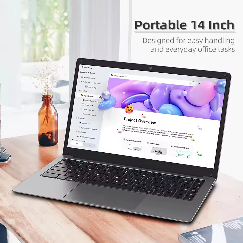 

Factory Direct 14 Inch Windows 10 Portable Laptop 128 256 512gb 1tb SSD N3350 N4010 DDR3 Business Students Laptops Notebook