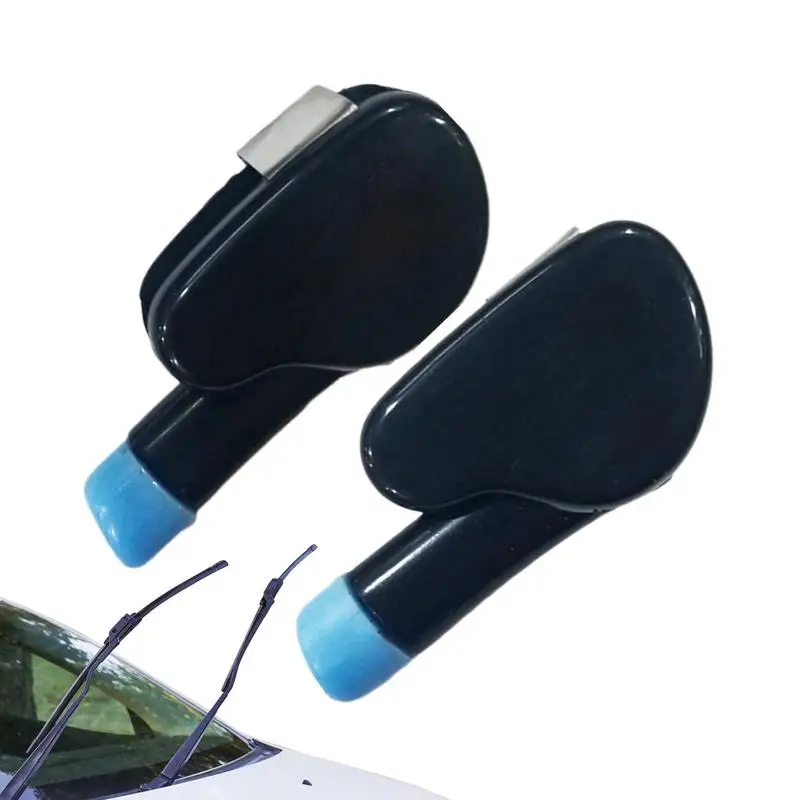 2Pcs Universal Car Accessories Concealed Black Car Windshield Wiper Stand For Left Hand Vehicle Use Scratch Repair Wiper Jack