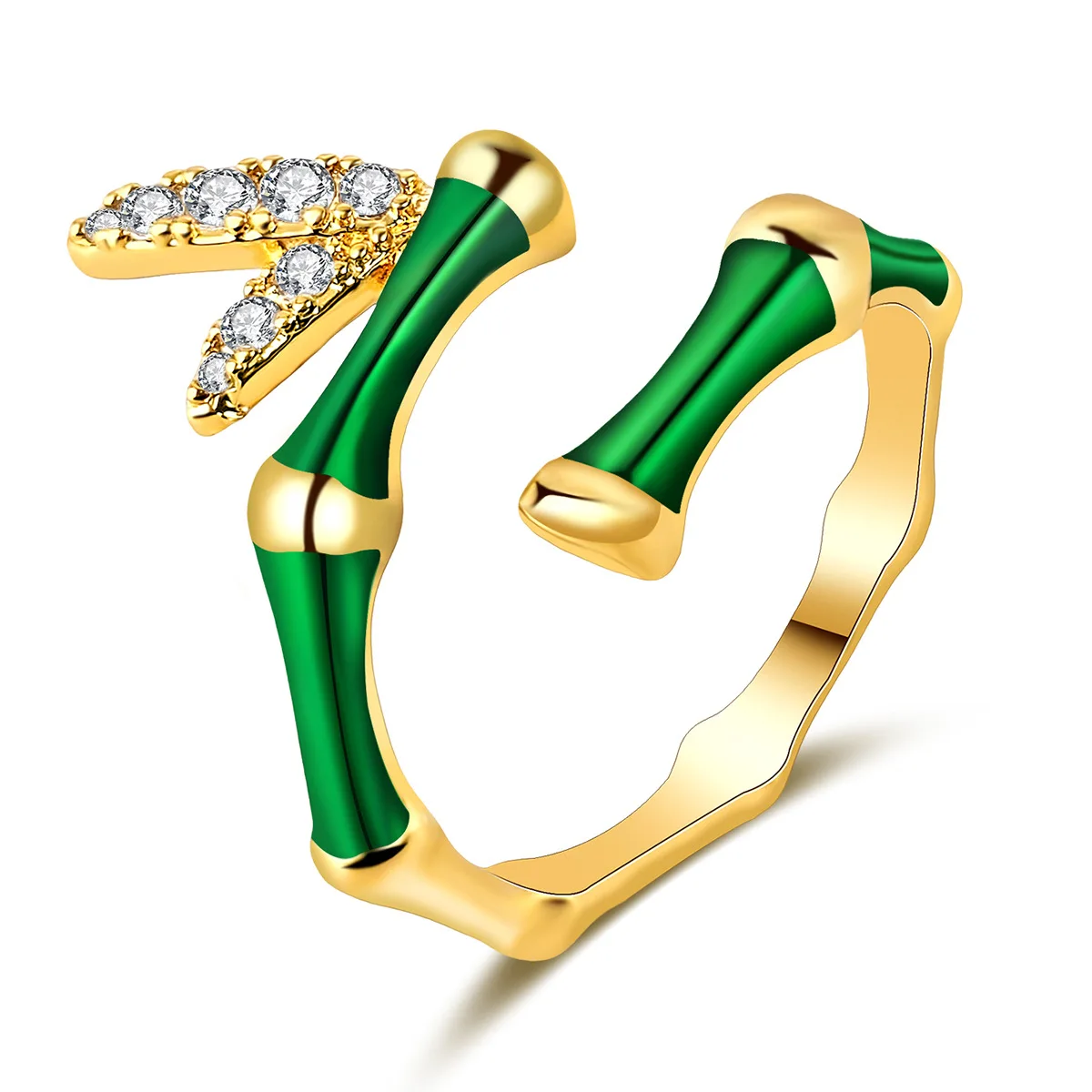 

2025 New Personalized Diamond Slub Opening Adjustable Ring Niche Design Light Luxury Ring Wholesale