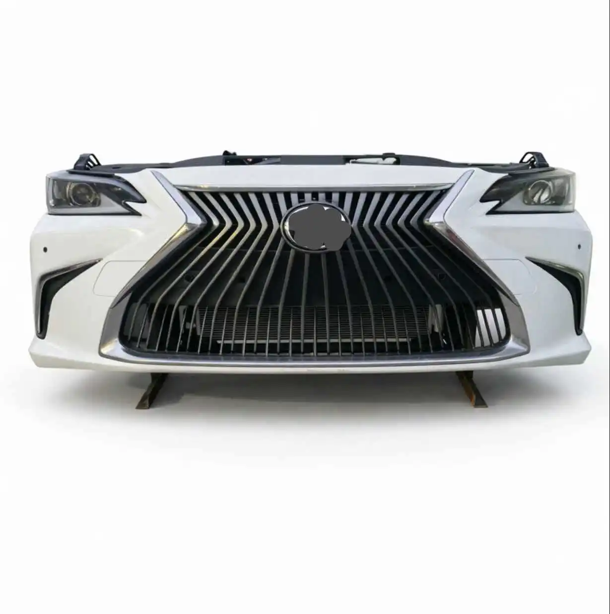 

Premium Front Bumper, White Plastic, Suitable For Lexus ES300H / ES250 / ES200 (new ES Series) Front Bumper Assembly.