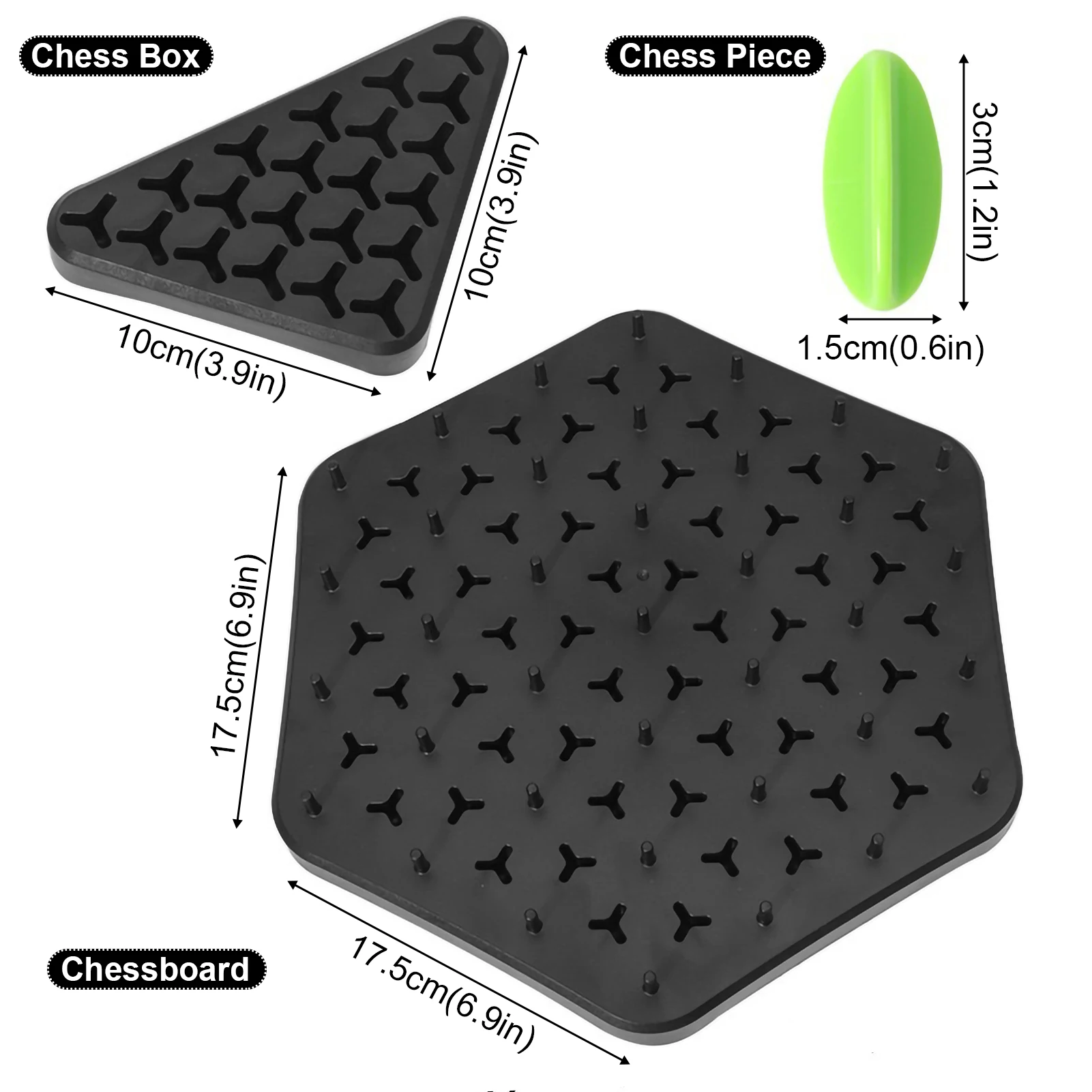 Desktop Game Kid Geometry Chain Chess Puzzle Triangle Chess Rubber Band Training Family Interaction Toys Gifts Exercise Thinking