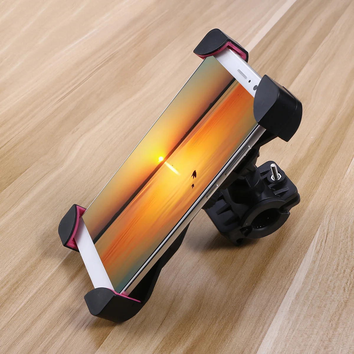 

Plastic Mobile Phone Holder 3.5 to 7 Inch Bike Mount 360 Rotation Non-Slip Handlebar Fixed Navigation Bracket Motorbike Riding