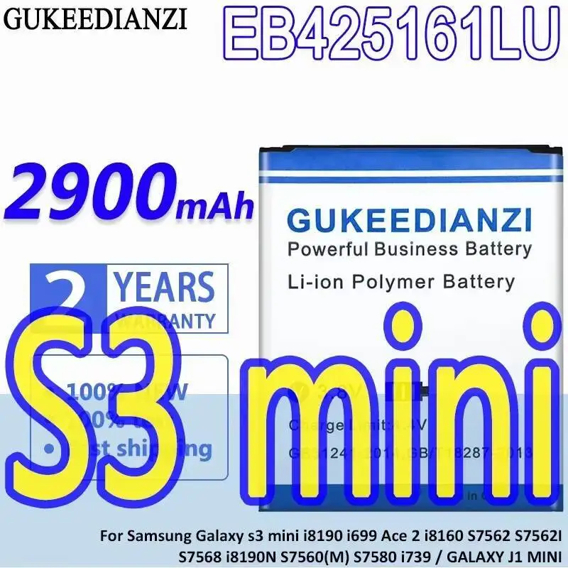 

Аккумулятор EB425161LU для Samsung Galaxy S3 Mini I8190 I699 Ace 2 I8160 S7562 S7562I S7568 I8190n S7560 M S7580 I739 J1