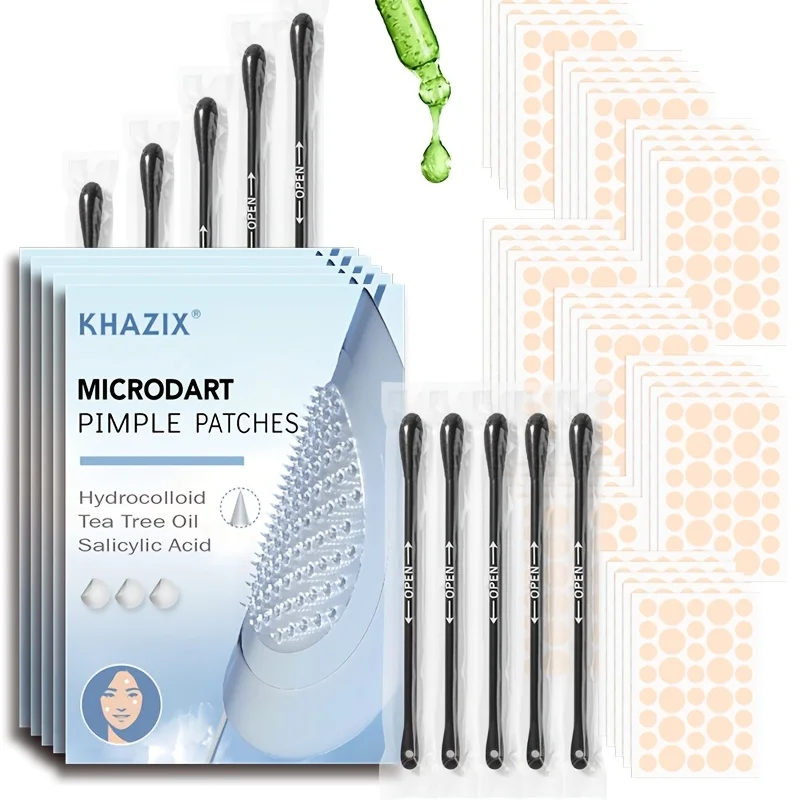 370PCS KHAZIX Hydrocolloid Acne Patch | Ultra-thin, Waterproof and Breathable | Deeply Cleansing Acne