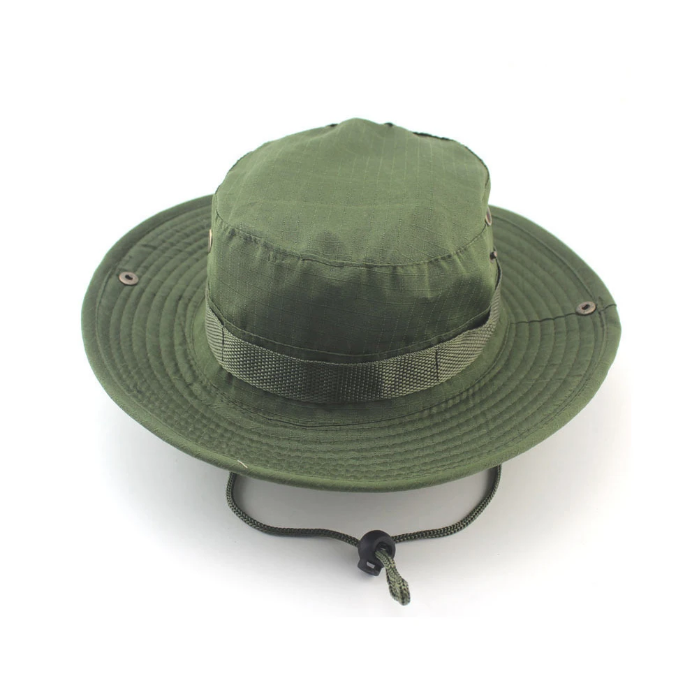 New Bucket Hats Outdoor Jungle Military Camouflage Bob Camo Bonnie Hat Fishing Camping Barbecue Cotton Mountain Climbing Hat