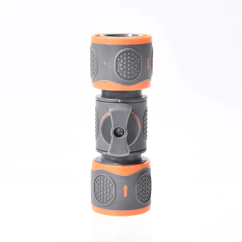 

1 шт., прямой разветвитель клапана с пластиковым покрытием и переключателем, ниппельный адаптер для быстрого подключения 1/2 дюйма 3/4 дюйма для разъема мягкого шланга