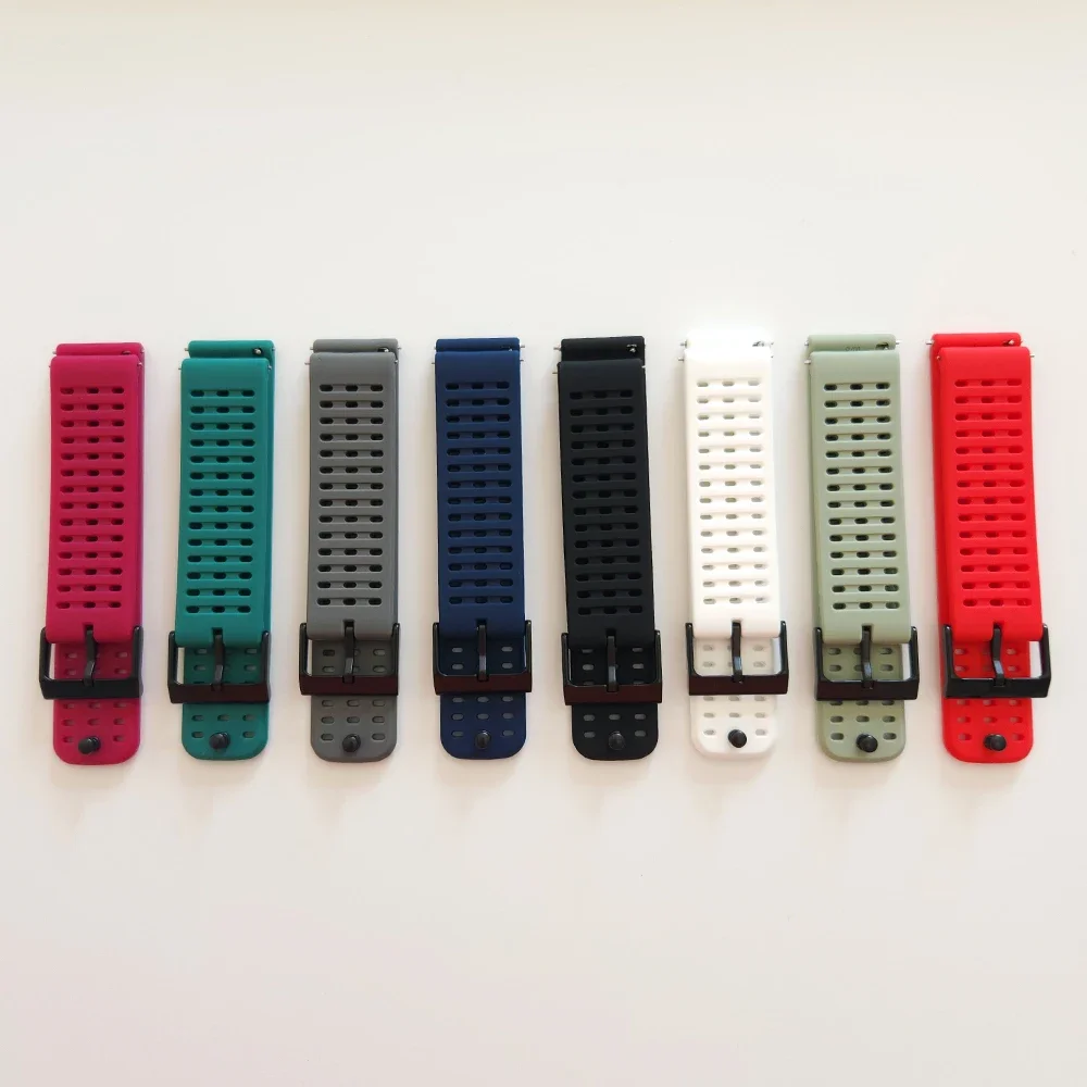 22mm Silicone Strap For Suunto RACE / Vertical Watch Band For Suunto 5 / 9 Peak Pro Wristband Bracelet Replacement Accessories