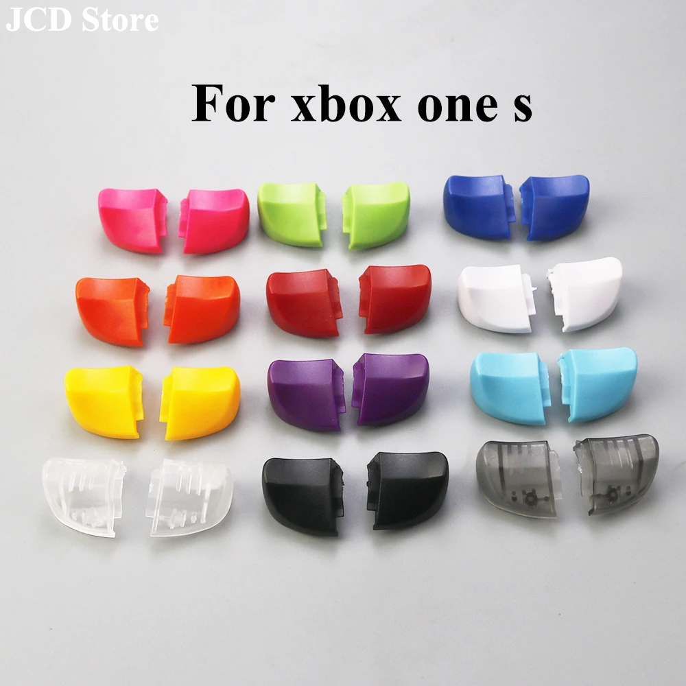 1 Pairs For Xbox one S Slim Game Handle Controller RT LT Shoulder Trigger Buttons Mod Kit Replacement Repair Parts