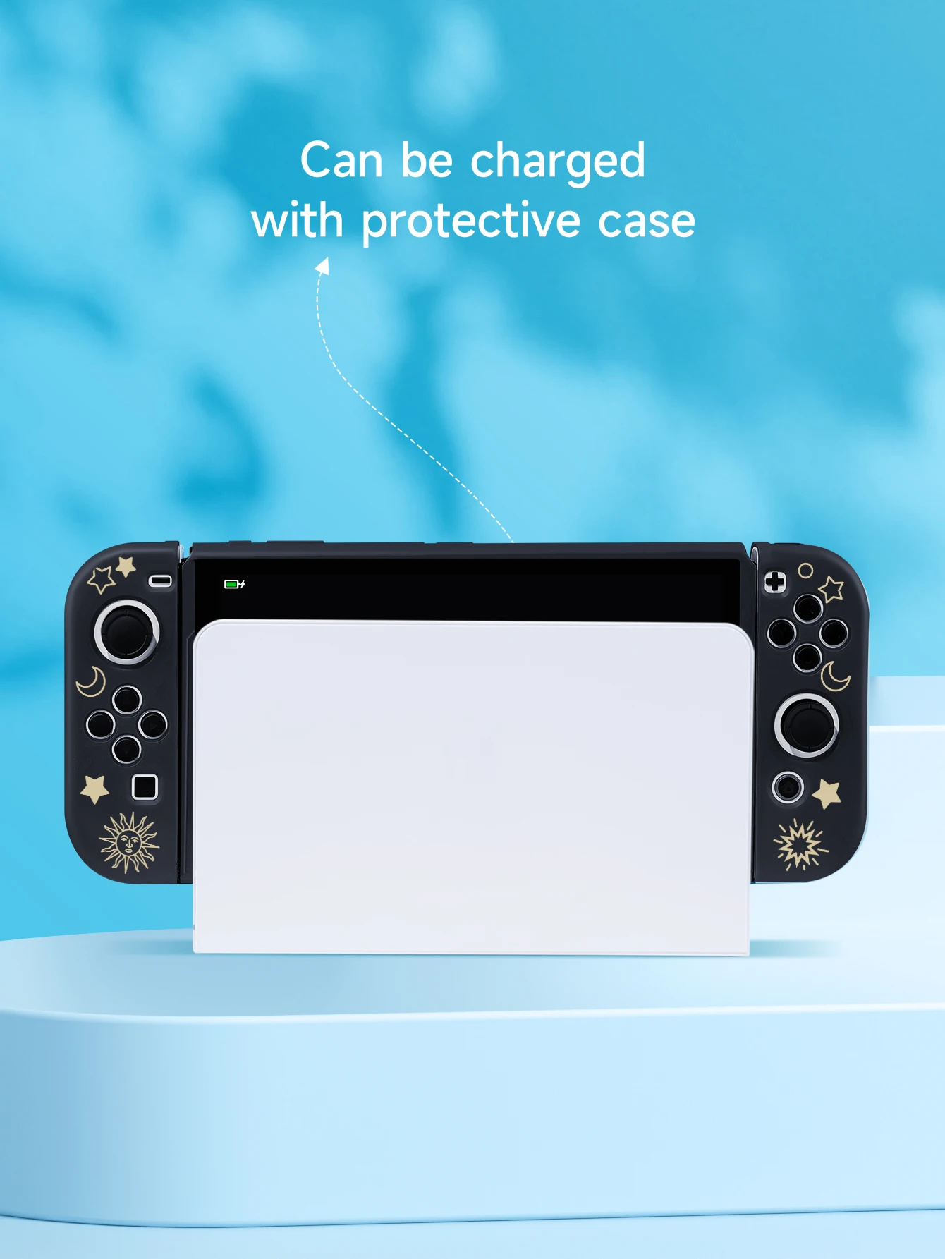 Star Switch Protector Case for Nintendo Switch OLED, NS Game Accessories,Handheld Separable Shell for NS Joycon, Switch Cover