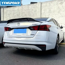 For Nissan Teana Altima 2019 2020 2021 2022 R Style ABS Plastic Unpainted Color Rear Trunk Lip Spoiler Wing Car Accessories