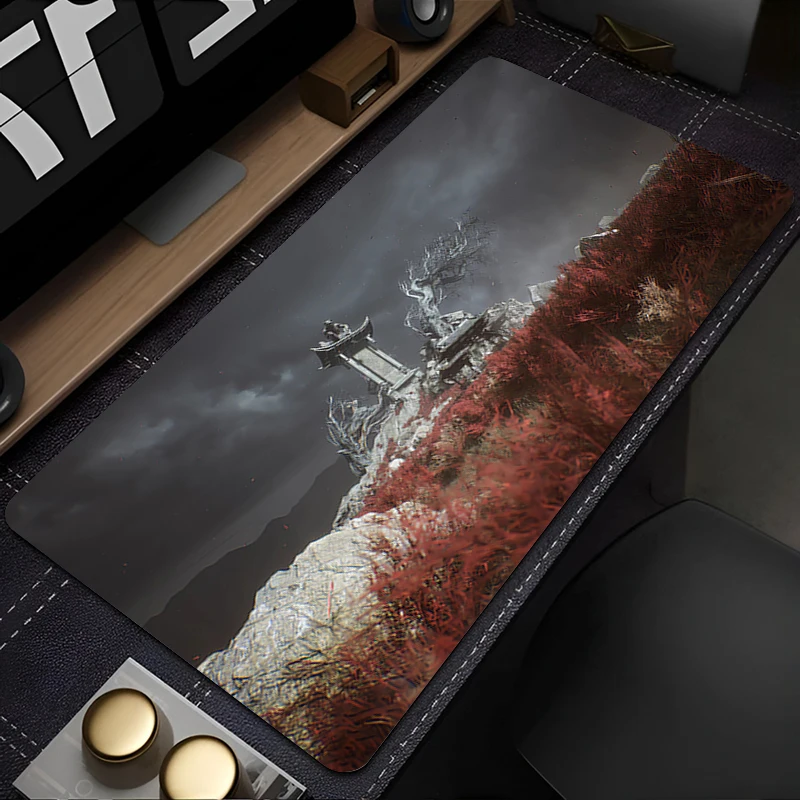แผ่นรองเมาส์ B-black Myth Wukong แผ่นรองเมาส์ยาง อุปกรณ์เสริมสำหรับเล่นเกม พีซีเกมเมอร์ ตู้ แผ่นรองพื้นสำนักงาน โต๊ะคอมพิวเตอร์ แผ่นรองคีย์บอร์ด