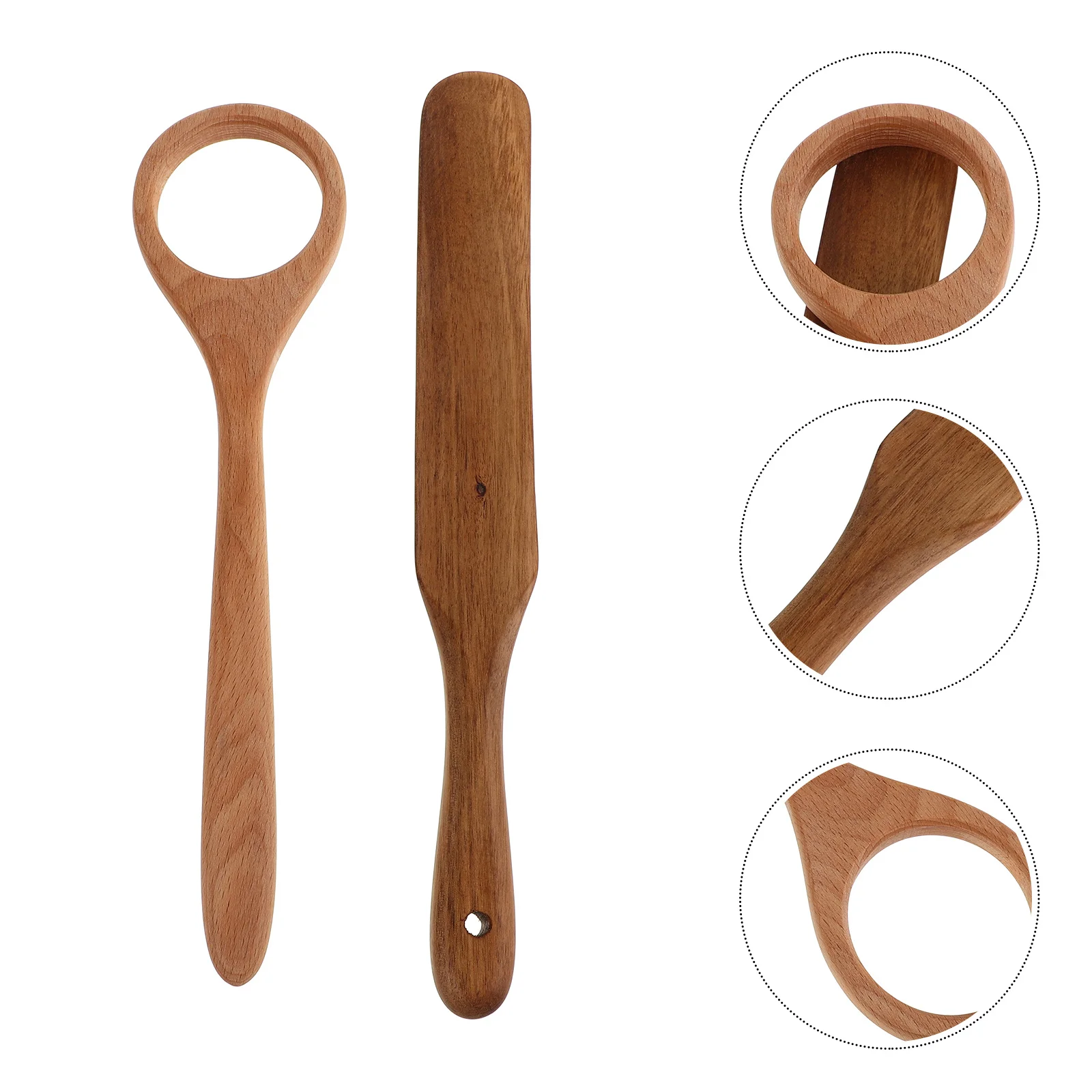 

1Set Danish Dough Whisk Wooden Ergonomic Stirrer Rod Non-Stick Bread Mixing Tool for Handmade Sourdough Baking