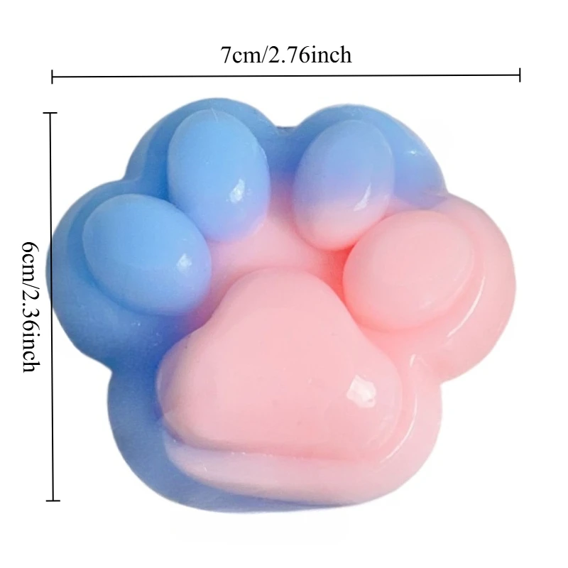 Kawaii Knijp Kat Poot Speelgoed Schattig Knijpen Kat Poot Decomprimeren Speelgoed Stress Ontspannen Speelgoed Klein Feest/Verjaardagscadeau Groothandel