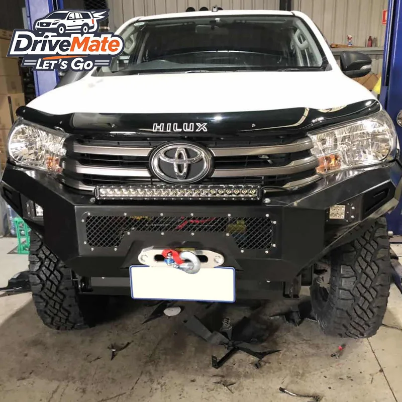 

Suitable for 2015 HILUX REVO BUMPER Pickup Front Bumper with Lights Anti-Collision Racing Bumper FL Model