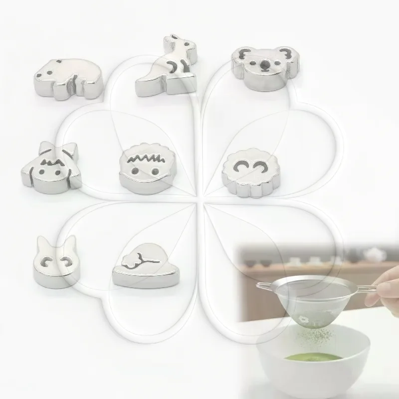 Stainless Steel Matcha Sifter Fine Mesh Anti-Caking Portable Small Size Baking Tool for Small Kitchen Use