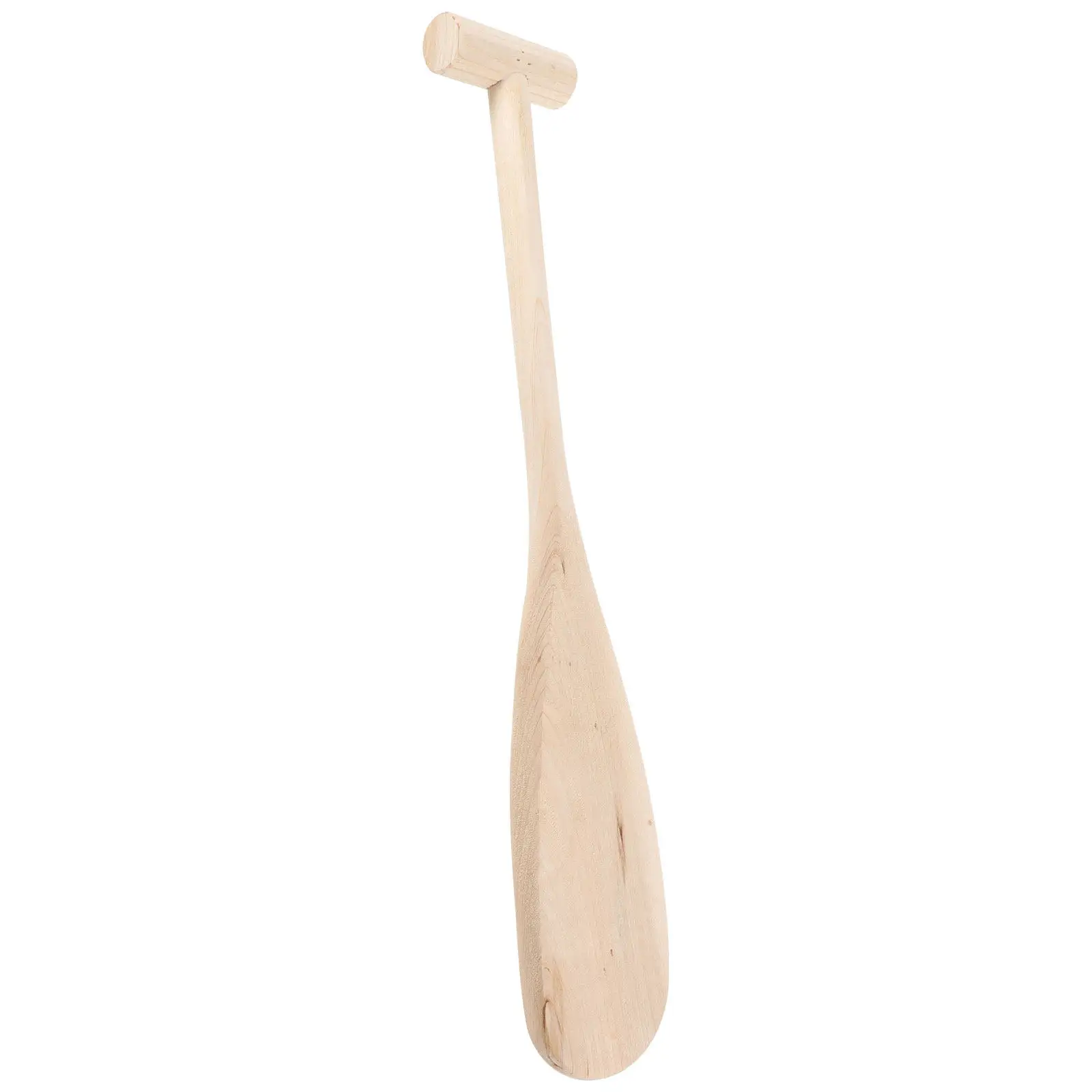 Childrens Wooden Paddle Handcrafted Lightweight Comfort Grip T-Handle for Boats Canoes Water Games Outdoor Activities Stage