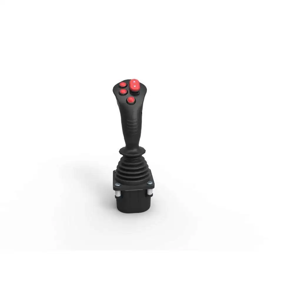 Joystick de mano operado con conjunto de varilla operativa con mango de cuatro botones, venta directa de fábrica