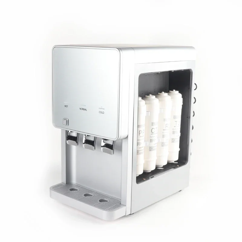 Home Use Desktop Hot and Cold Ordinary Child Safety Lock Water Purifier Cooler Dispenser
