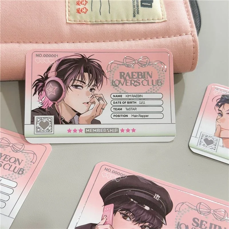 8Pcs/Set Korean Manhwa Debut or Die Lomo Card Park Moondae, Lee Sejin Cartoon Characters 3Inches ID Photo Cards Cosplay Gift