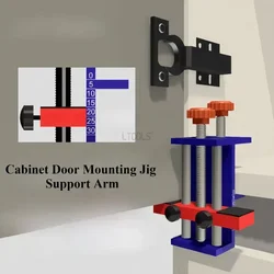 Floor Cabinets Frame Install Clamp Mini Support Arm Aluminum Multipurpose Cabinet Door Mounting Jig for Hidden Door Installation