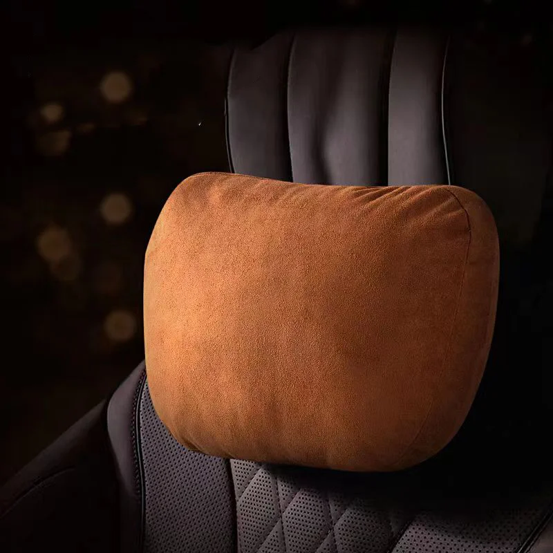 Reposacabezas de coche de alta calidad, asiento de soporte para el cuello, almohada suave para Land Rover, Mercedes Benz, Kia, Porsche, Audi, BMW,