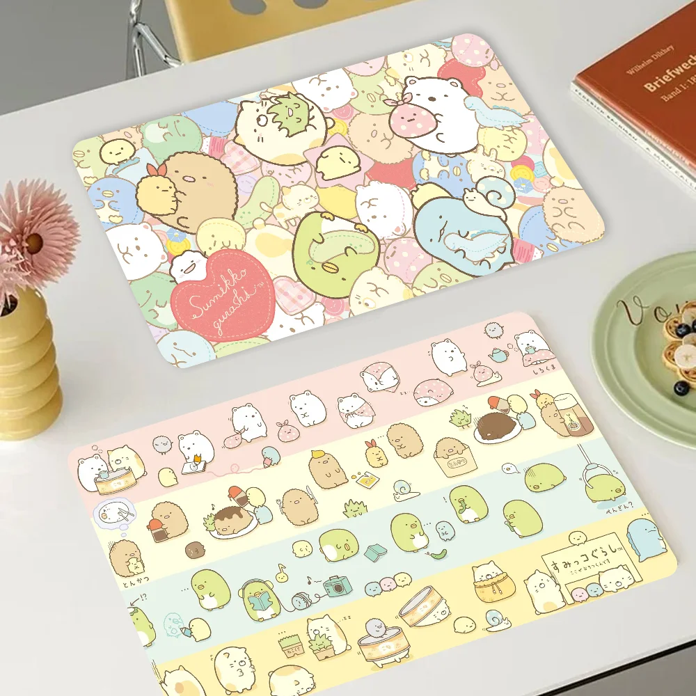 Sumikko Gurashi Kitchen Draining Mat Non-slip Drain Dish Mats Coffee Pad Heat Resistant Placemat Dinnerware Dustproof Pads