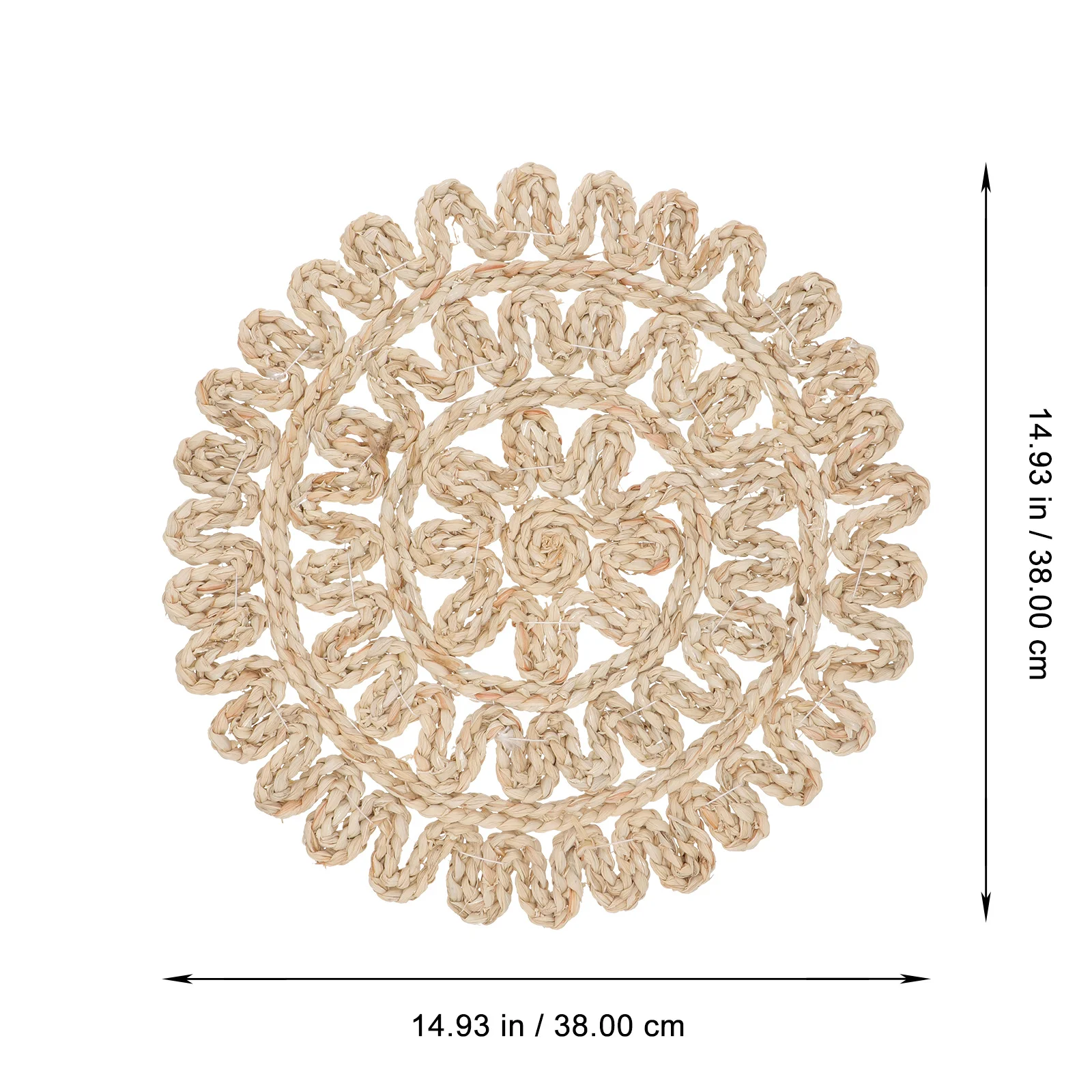 

1 шт., подставка в форме цветка, круглая подставка для чашки ручной работы, теплоизоляционный противоскользящий коврик для стола для домашнего использования, подставки для чашек, практичные коврики