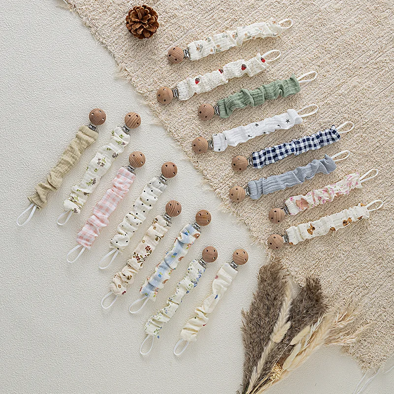 

Новинка 2025, зажим для соски в стиле бохо, поводок, силиконовый прорезыватель с ремешком против потери, держатель для детской соски, цепочка для коляски, кроватки для новорожденных