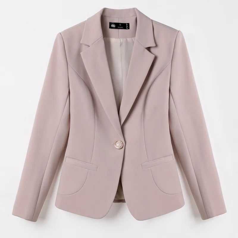 NAVIU Elegant Blazer Suits Women Business Work Uniform Office Lady Professional Long Sleeve Slim Jacket Female Fashion New Coat