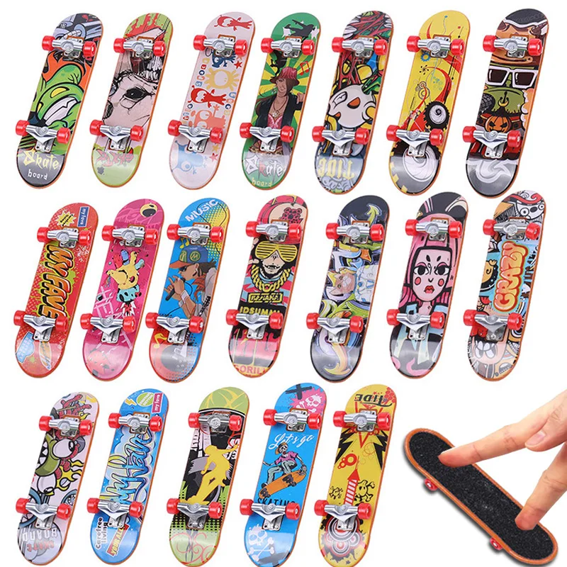 5/10/20pcs Mini Skateboards For Fingers Cool Fingertip Fingerboards Sports Toys Kids Birthday Wedding Party Gifts Fillers Reward