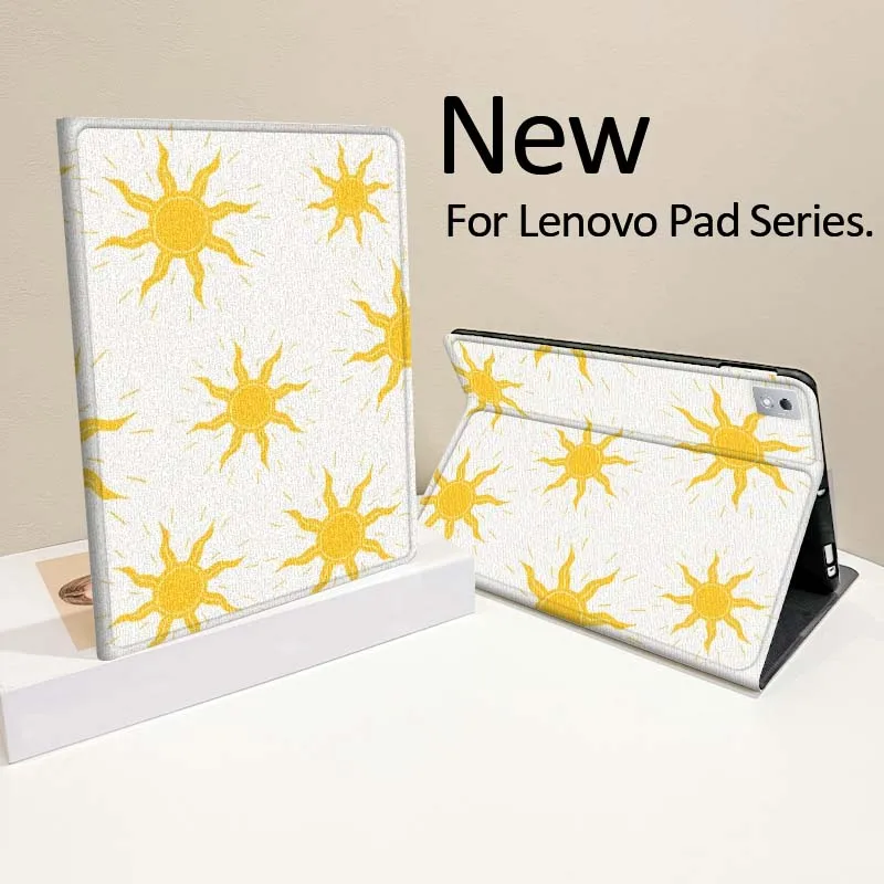 

Art Sun Moon Creative Pattern For Lenovo Tab Xiaoxin Pad 700 Y900 Gen4 K10 P11 GT K11 3rd P11 P12 Plus Pro Gen Tablet Case
