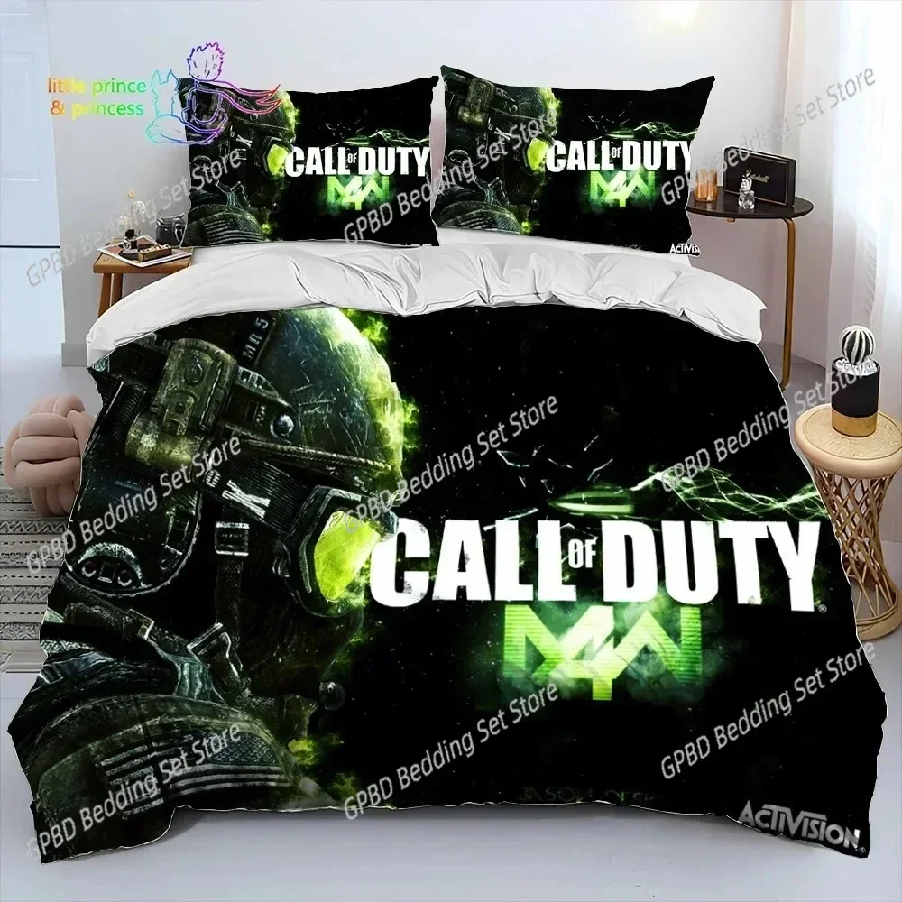 Game Call of Duty Gamer Bedding Set Single Twin Double Queen King Cal King Size Bed Linen Set