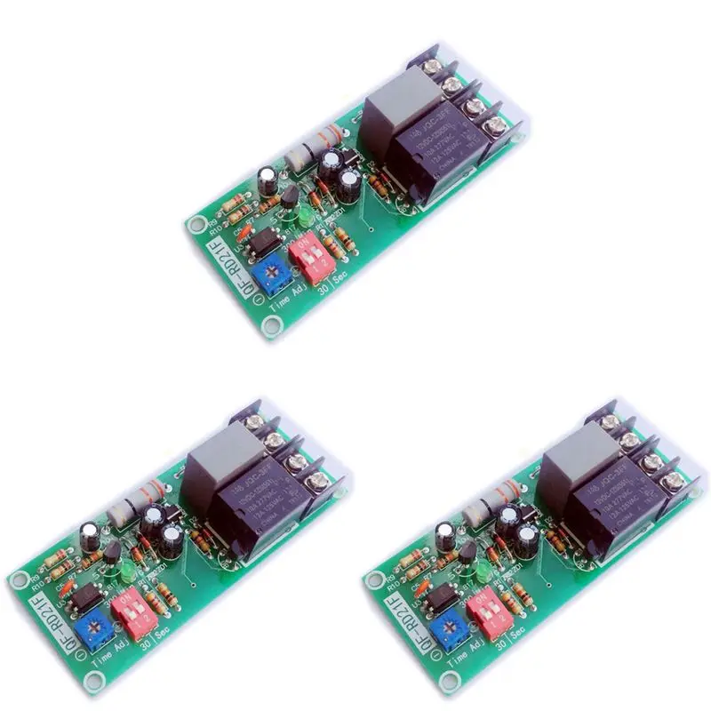 3X AC100V-220V Adjustable Timer Control Relay Module Turn Off Delay Switch Board For Exhaust Fan Mr22 19