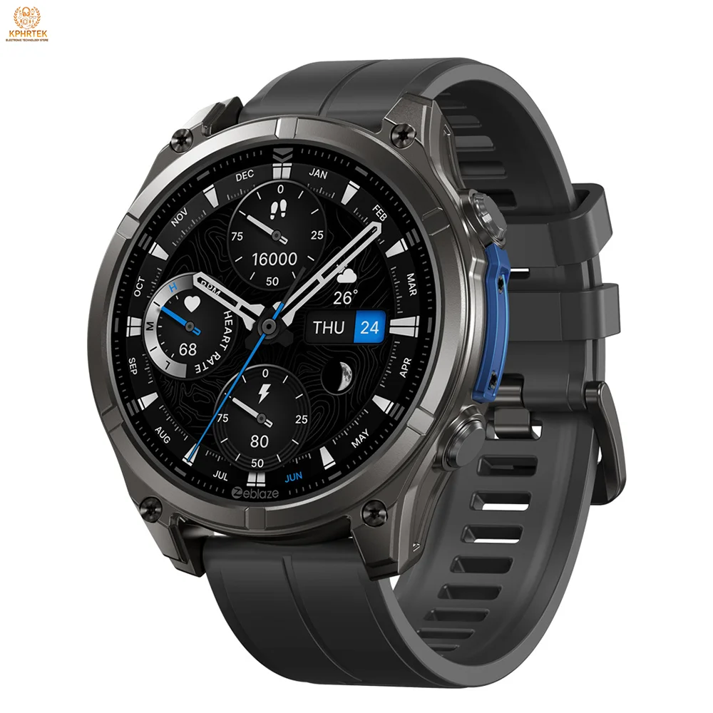 Zeblaze Vibe 8 Smart Watch 1.43inch Built-In Flashlight Bluetooth Calling Heart Rate Monitoring