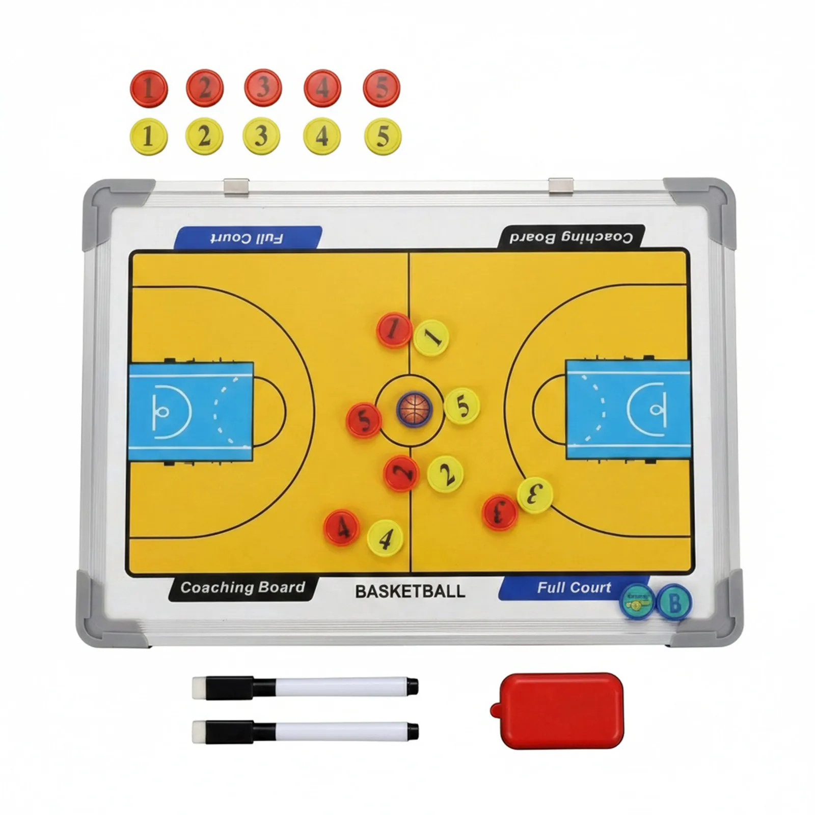 1set-aluminum-alloy-basketball-board-hangable-magnetic-coaching-training-practice-board-kit-marker-eraser-sticker-basketball