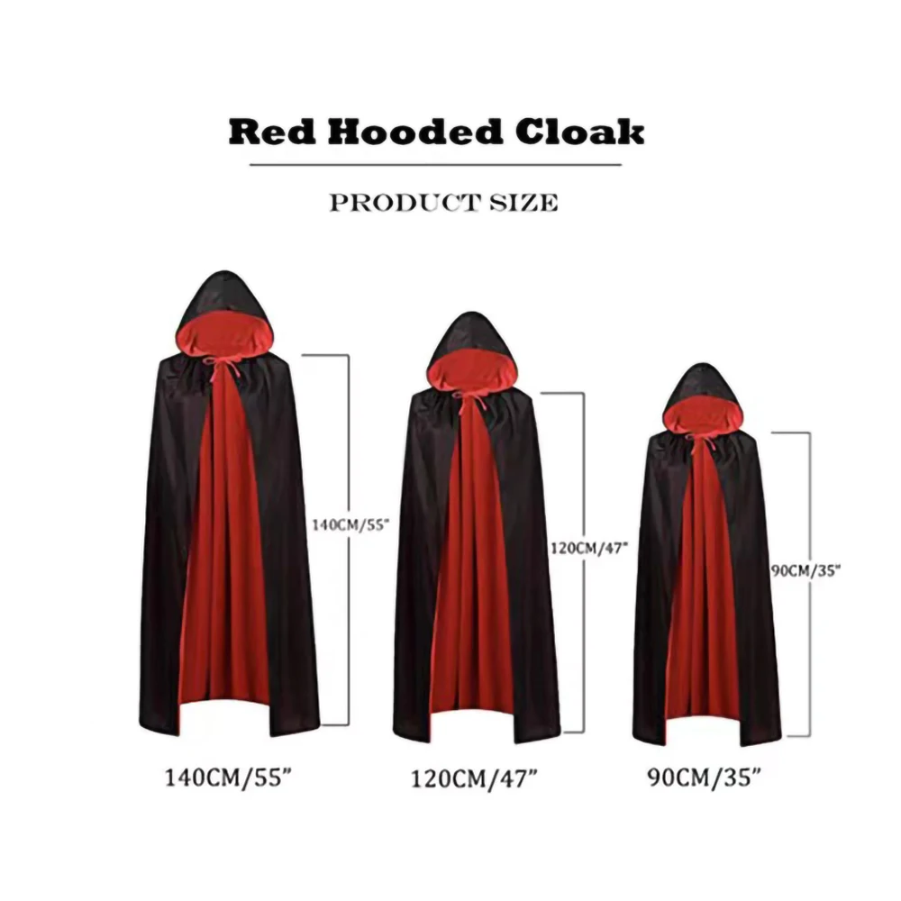 Anime Vampir Umhang Kinder Stehkragen Cape Schwarz Rot Vampir Umhänge Cosplay Halloween Karneval Party für Jungen Mädchen Kleidung