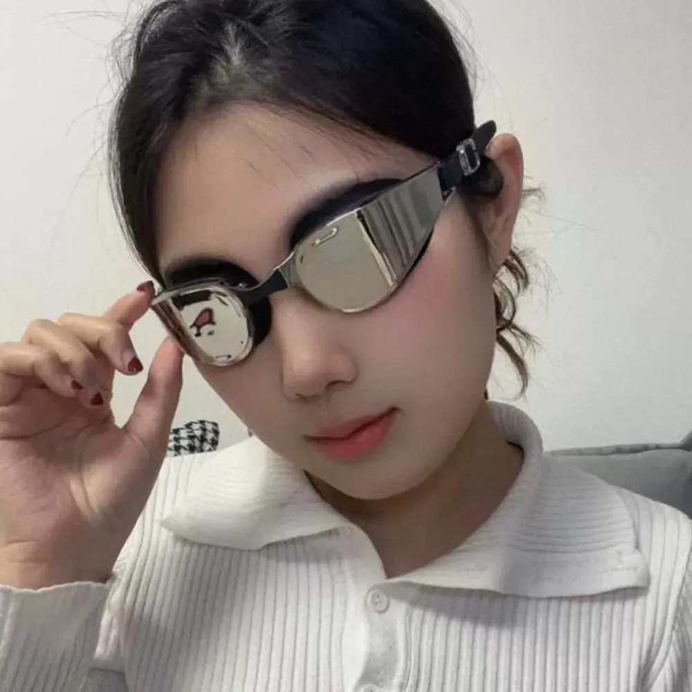 

Waterproof Swimming Goggles Electroplating PU Big Frame Anti-UV Swim Glasses Detachable Nosepiece Adjustable