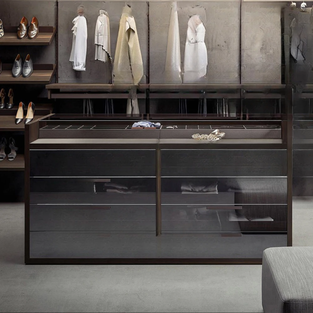 

Cloakroom Nakajima Taiwan Nakajima light luxury, finished island cabinet, display cabinet storage multi-function