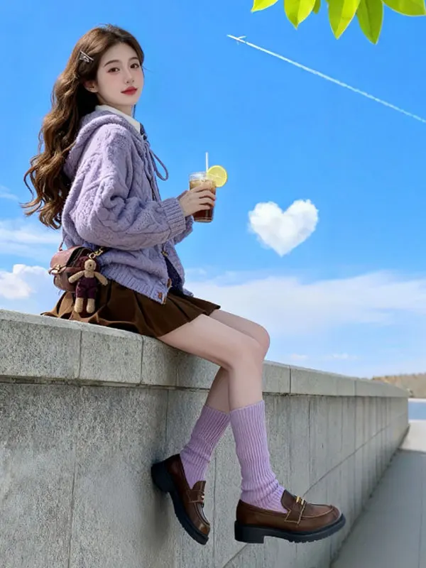 

Шикарный длинный свободный вязаный свитер с пуговицами, элегантный осенний модный свитер для женщин и девушек, для свиданий и прогулок