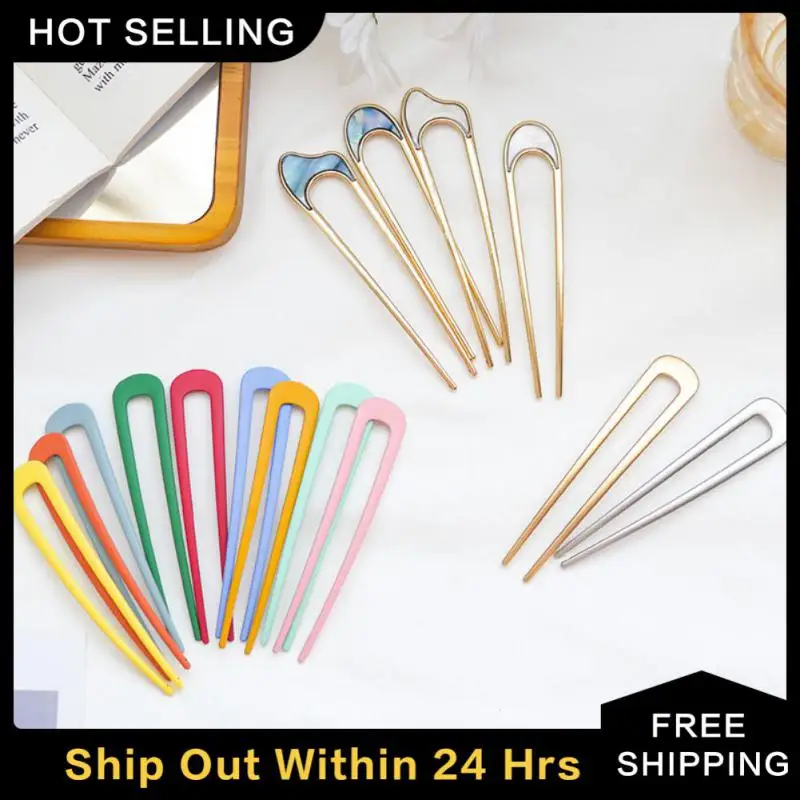 Metal Hairpin Metal Hair Accessory Delicate Easy To Use Hairpin Japanese Style Stylish Hairpin Viral Ancient Trendy Elegant