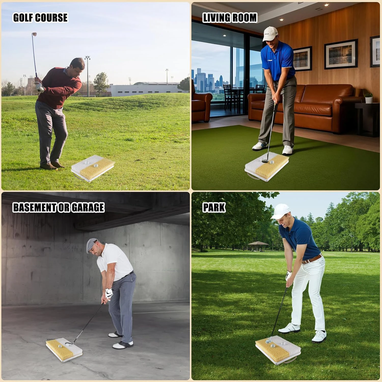 Golf Bunker Practice Mat-Dual- - đánh giá và giá Golf Putting Mat
