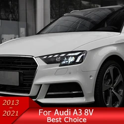 Car Lights for Audi A3 8V 2013-2021 S3 RS3 Sedan Hatchback LED Auto Headlight Assembly Upgrade RS5 Style Design Tool Accessories