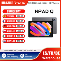 N-ONE NPad Q 10.1'' Tablet PC Android 13 6GB RAM +128GB ROM 8-Cores MTK8183 1280*800 FHD IPS WiFi BT5.0 Type-C Port