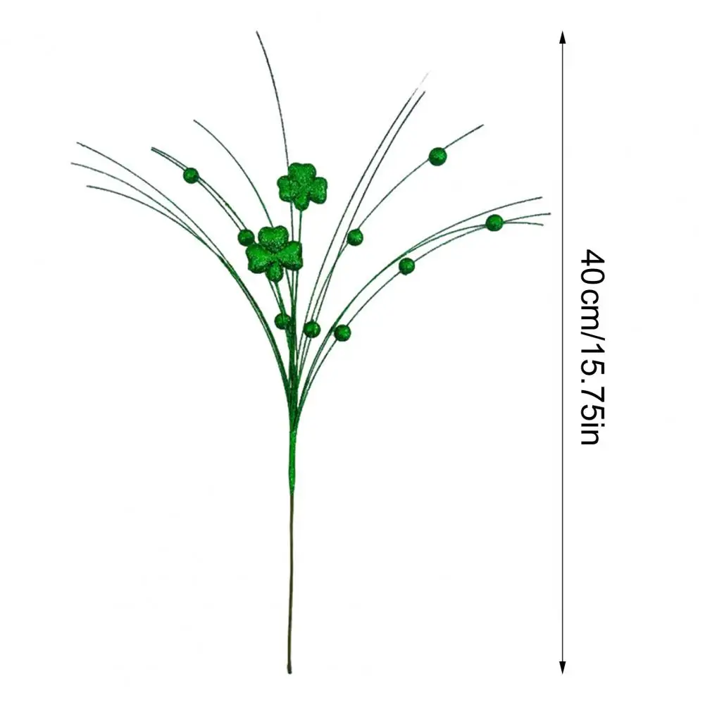 

St. Patrick’s Day Artificial Shamrock,Fake Flower Arrangement,Table Decor,Festival Party Decoration Home Gift 2026 Desk Decor