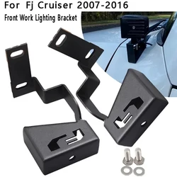 Car LED Front Corner Cowl Light Work Light Bracket Mounting Holder Hood Spotlight Bracket for Toyota Fj Cruiser 2007-2016
