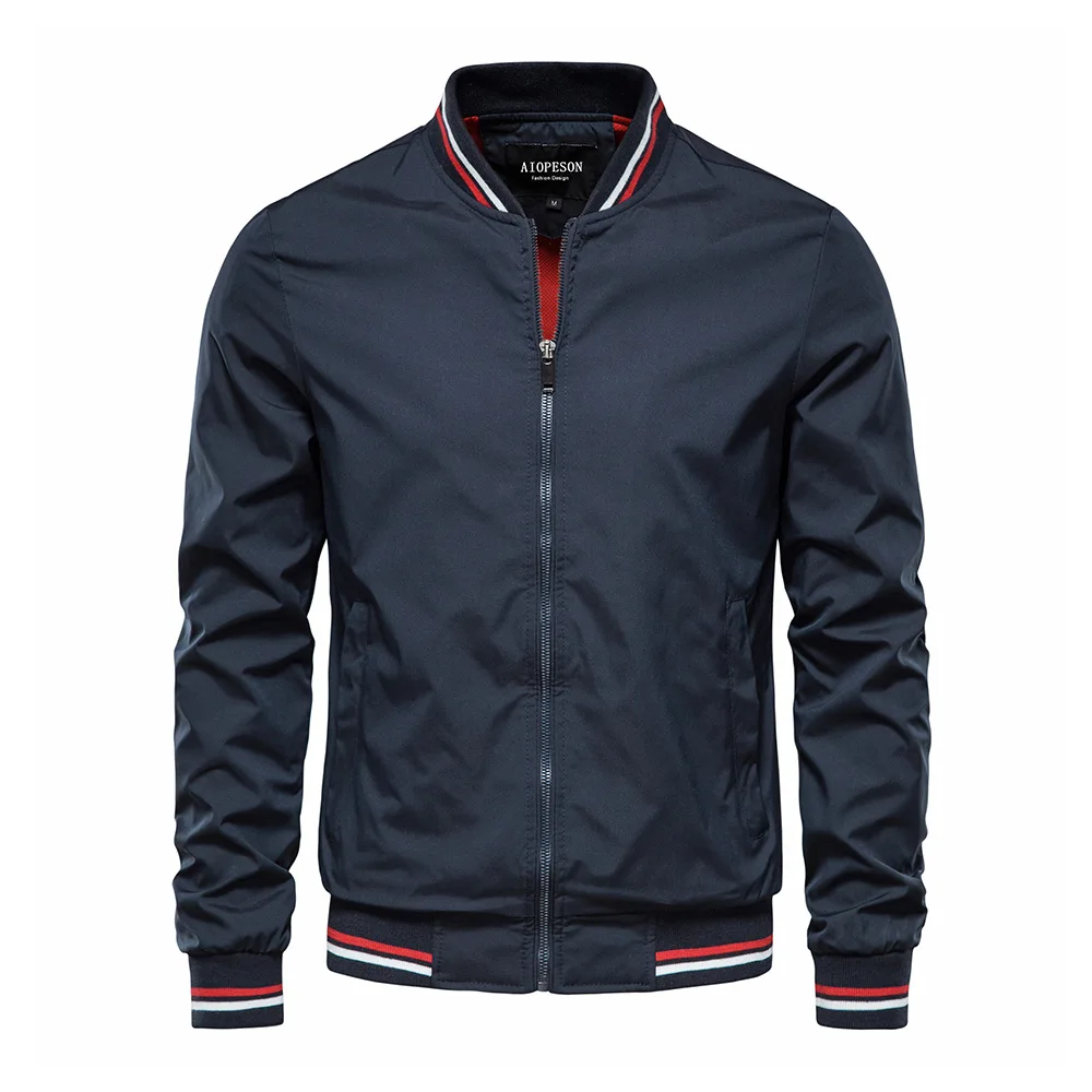 Männer kleidung Einfarbig Bomber Jacke Männer Casual Slim Fit Baseball Herren Jacken Neue Herbst Mode Hohe Qualität Jacken für