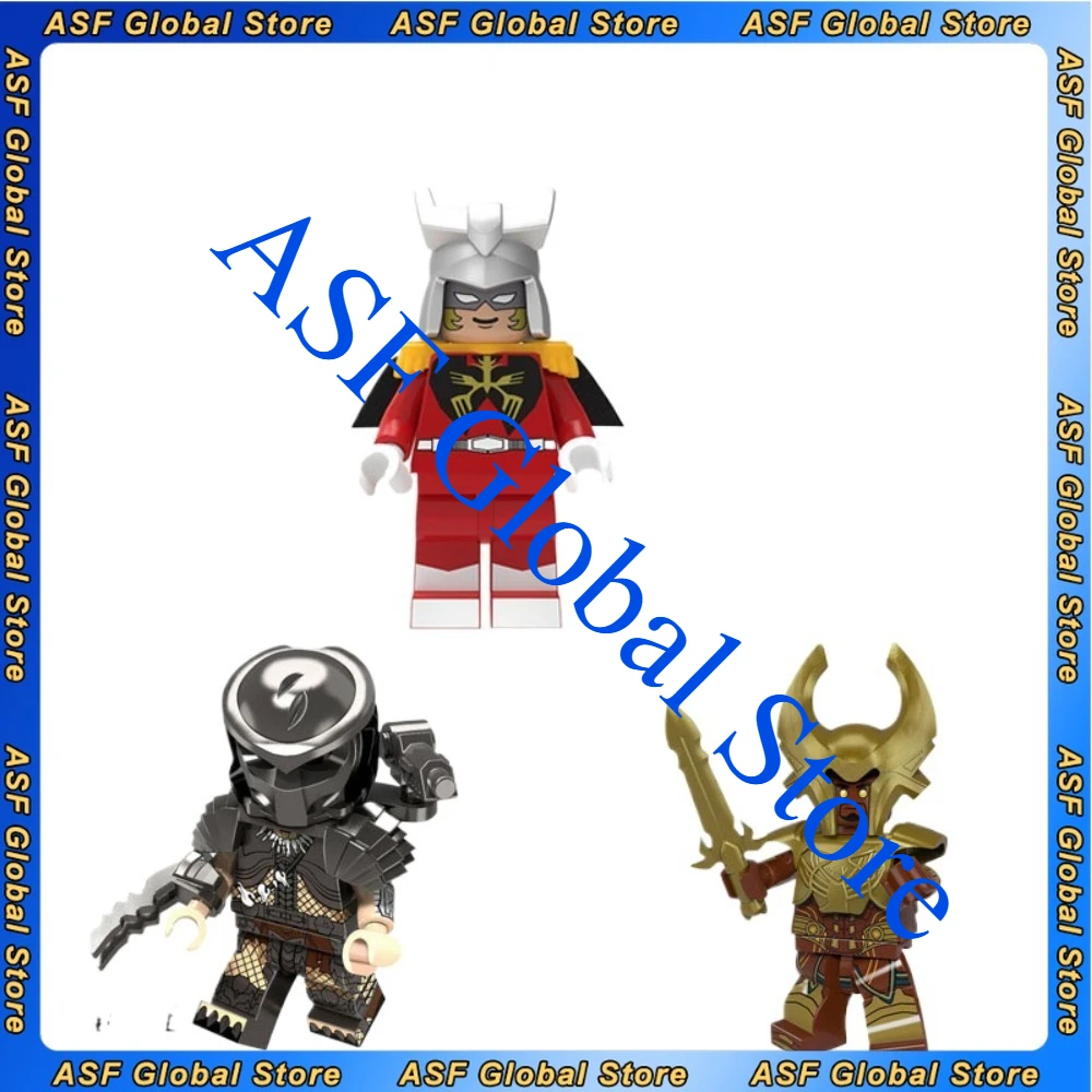 

4.5cm Predator Anime Figure Perimeter Model Cute Statue Desktop Decoration Ornaments Puzzle Birthday Gift Toys