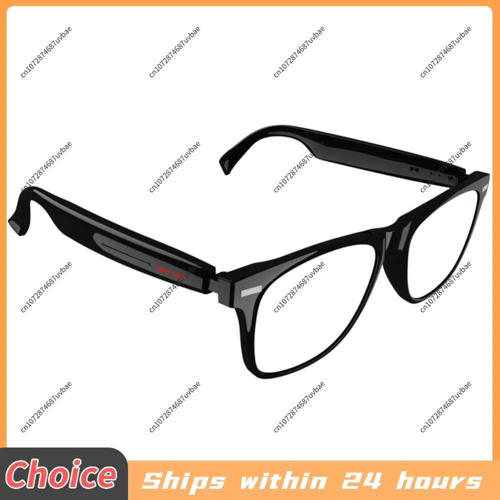 Smart Glasses AI Voice Assistant Remote Shooting Camera Glasses BT Audio Glasses Open Ear Sound Mic & Speakers