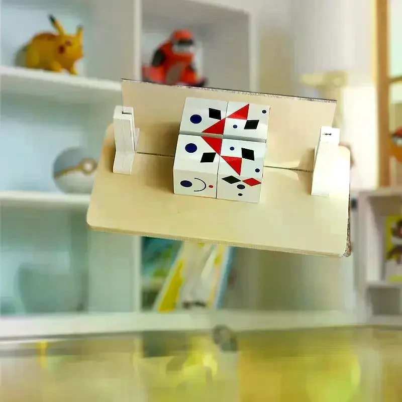 1 Set Parish Learn Resources Toys Kids 3D Mirror Imaging Puzzle Space Logical Thinking Trainting Matching Intellectual Game